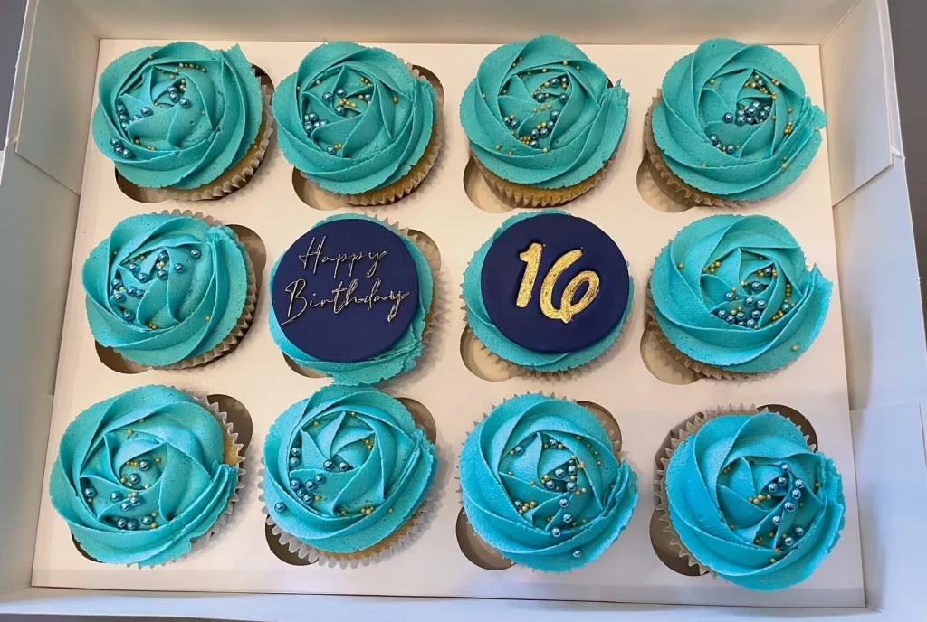 16th Birthday Cupcakes