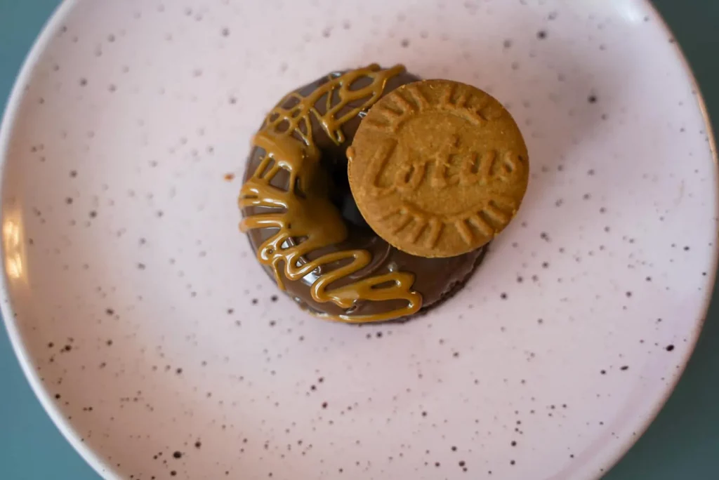 Caramel Biscuit Brownie Doughnuts