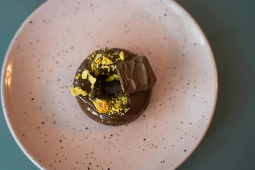 Honeycomb Brownie Doughnuts