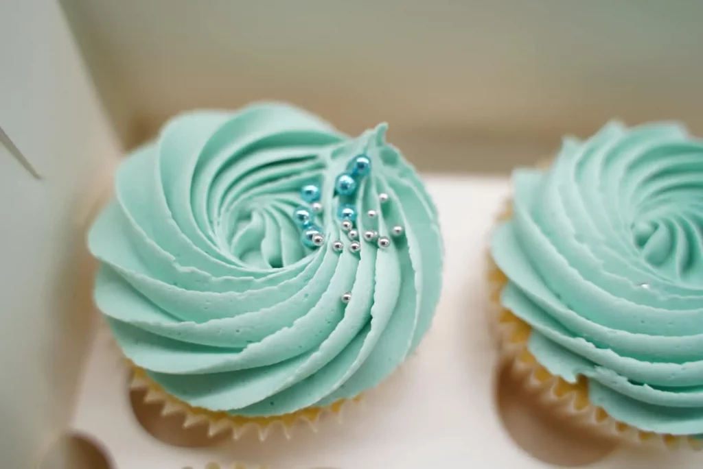 Pretty Blue Cupcake